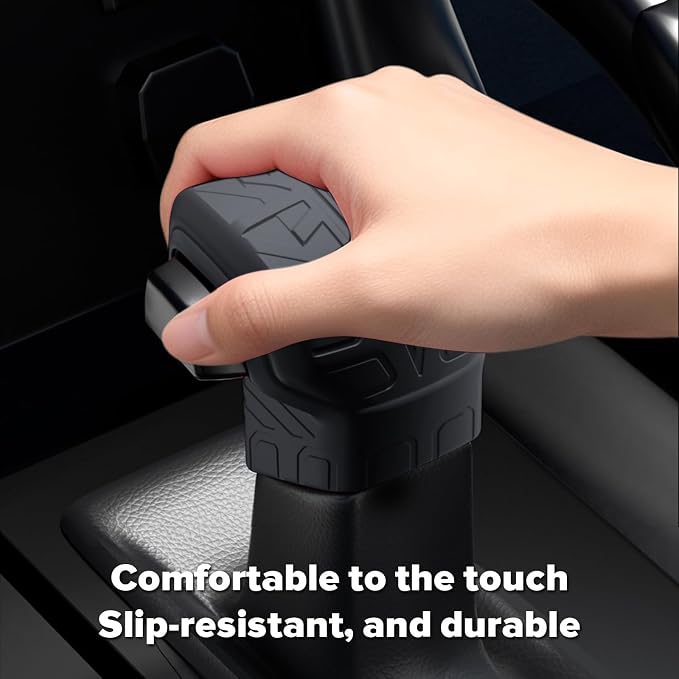 Silicone Car Gear Shift Knob Cover for Toyota Tundra Tacoma Sequoia 2025 2024 2023 2022 2021 2020 Interior Accessories Black Automobile Center Console Shifter Head Protector