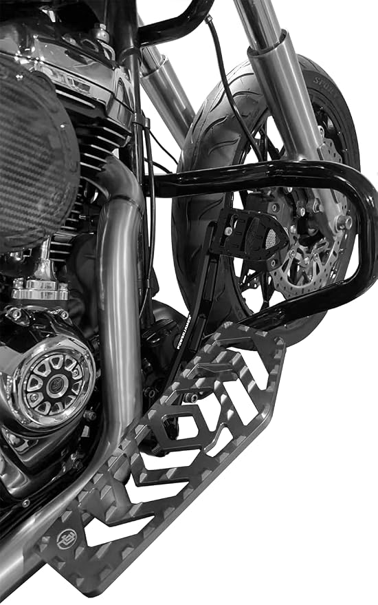 POWER JAMES CNC 10.2" Long Black Foot Brake Clutch Shift Lever & Footpeg Fits for Harley Davidson 2014-25 Street Glide Road Glide FLHX FLTR (Black)