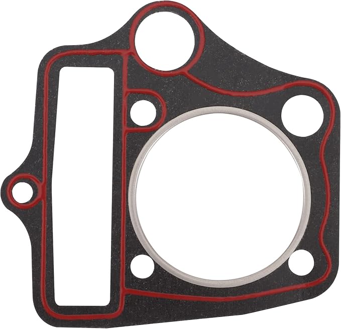 WOOSTAR 52.4mm Complete Cylinder Head 66mm Valves Replacement for 4 Stroke Chinese TaoTao Coolster 110cc Engine ATV Go Kart Dirt Bike