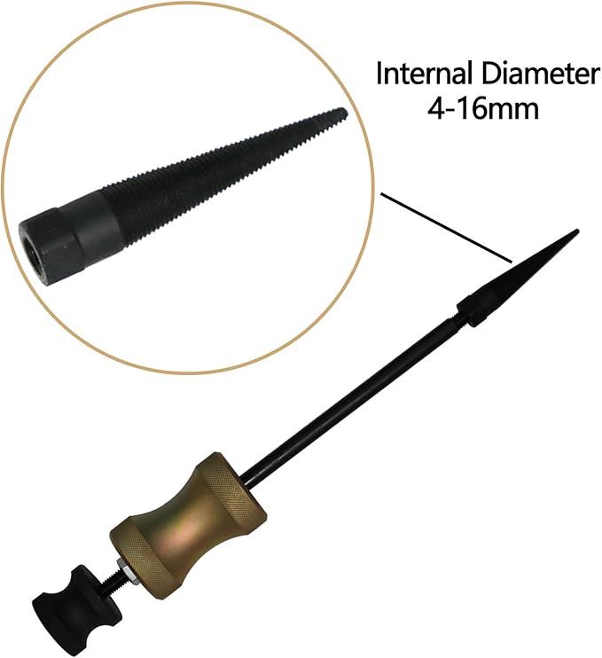 Injector Seal Puller Removal Tool Remove Seals Compatible with BMW Mercedes PSA Removal of Diesel Injoctor Sealing Rings with An Internal Diameter of 4-16mm Copper Washer Puller