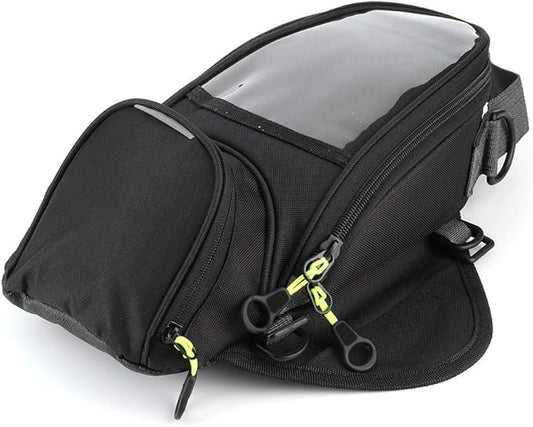 Tbest Tank Bag Motorcycle Magnetic,Bag Bags Fuel Navigation Saddlebag Large Transparent Window Motorcycle Backpack
