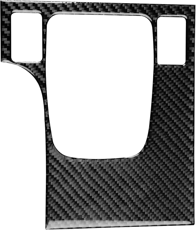 Black Soft Carbon Fiber car Interior Shift Panel 1/Piece Decorative Sticker Suitable for Acura TSX 09-14 Carbon Fiber car Interior