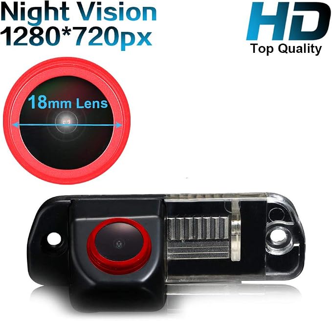 Super HD 1280x720 Pixels 1000 TV Lines car Back up Camera Reverse Parking Rear View License Plate Light Vehicle Camera for Mercedes Benz R ML GL Class R300 350 500 ML350 W164 GL450