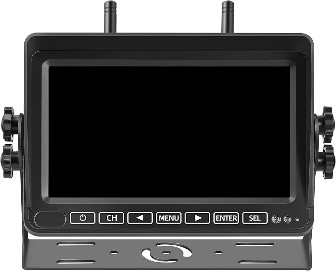 Xr-K7W Series 7 Inch Rv Backup Camera System Monitor, Applicable to Xr-K7W, Black