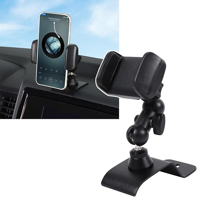 Aunginsy Car Phone Mount Compatible with Nissan Frontier 2022-2024 Center Console Phone Holder Dash Panel Mobile Phone Bracket Universal Cell Phone Navigation Stand Fit All Smart Phones Accessories