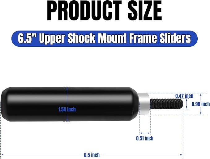 6.5" AL Frame Sliders Motorcycle Falling Crash Protector Guards Fit for Sportster XL883 XL1200 2004-2022(Smooth Style)