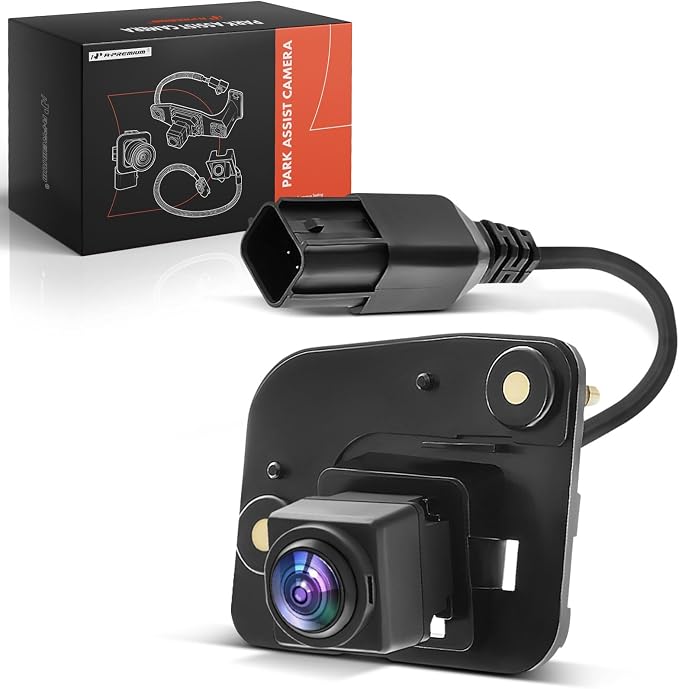 A-Premium Rear View Backup Camera Compatible with Nissan | Parking Camera for 2014 2015 2016 2017 2018 Versa - Replace# 284423VA3A