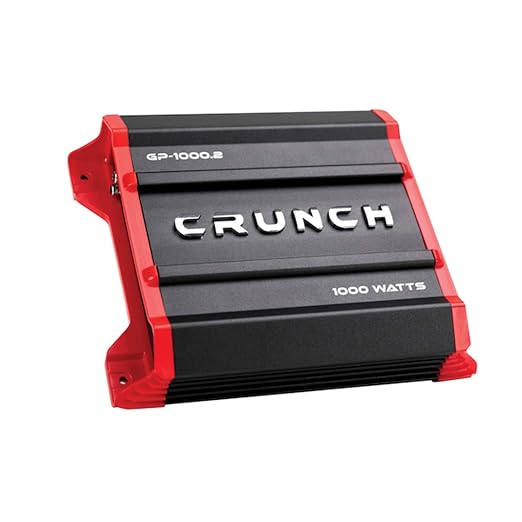 Crunch Ground Pounder GP-1000.2 1000 Watt 2 Channel Amplifier
