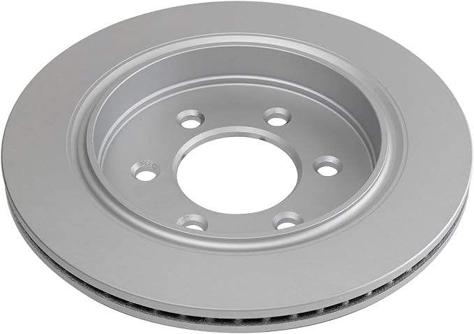 TRQ Rear Brake Rotor Set G Coated Vented Compatible with 2015-2017 Ford F-150