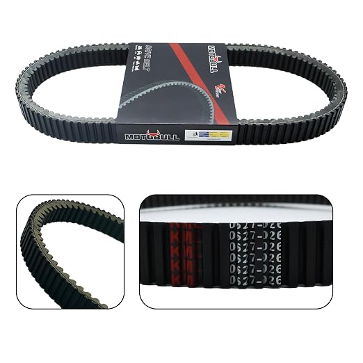Drive Belt Compatible with Arctic Cat Bearcat 660 Double-Toothed 2003-2008 Replaces OEM 0627-026 0627-033