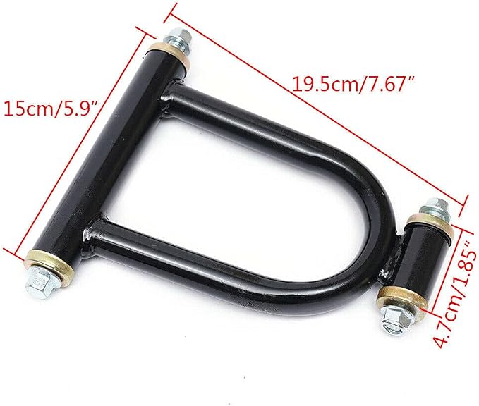 Front Suspension Swingarm Assembly, Diy Parts for Buggy Electric Atv Go Kart Bike (Us Stock)