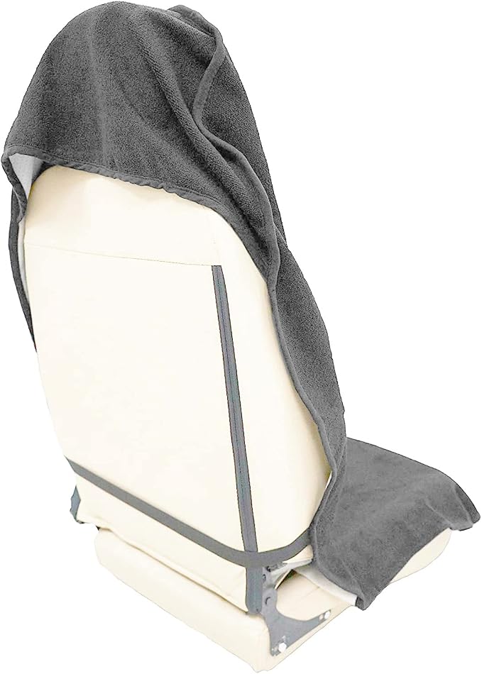 Car Seat Cover Protector Front Seats,for Gym Workout,Running,Swimming,Beach and Hiking,Waterproof Sweat Towel Bucket Seat Covers for Cars SUV Trucks (Grey, 1Pcs)