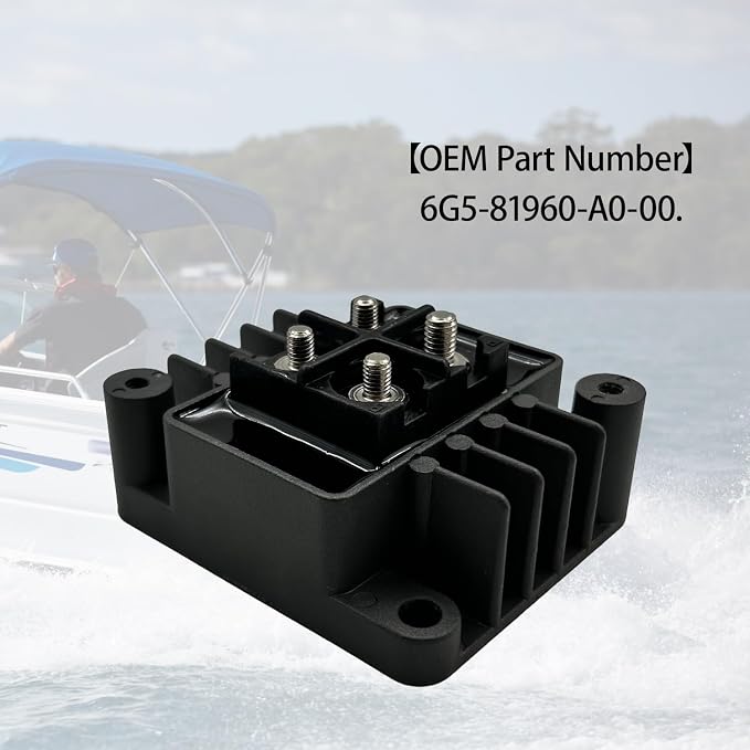 KARSEE Voltage Regulator Rectifier 6G5-81960-A0-00 Compatible with Yamaha ETL ETX Excel L Prov V6 Special 75HP 85HP 90HP 115HP 130HP 150HP 175HP 200HP 1986-1999 688-81960-60-00 688-81960-61-00