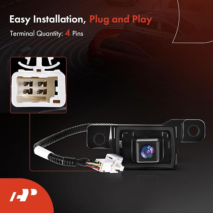 A-Premium Rear View Backup Camera Compatible with Lexus | Parking Camera for 2007-2009 RX350, 2007-2008 RX400h - Replace# 8679048061