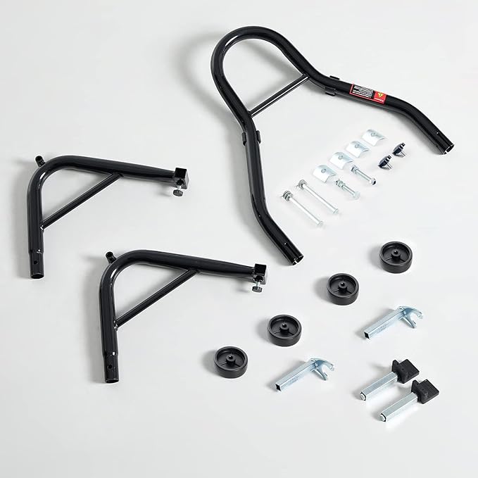 Donext Motorcycle Stand 850LB Sport Bike Rear Wheel Lift Swingarm Paddock Stands Black, Fit for BMW Yamaha Honda Kawasaki Suzuki, with U+L Forks