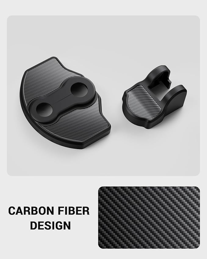 BASENOR 2026-2024 Tesla Model Y Model 3 Center Console Organizer and Model Y Model 3 Door Lock Cover