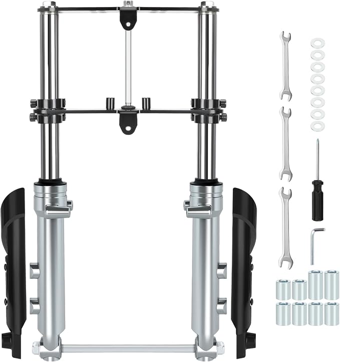 Mini Bike Front Forks Kit Suspension Replacement for Coleman CT100U Monster Mega Moto MMB80 MMB105 80cc 105cc Motovox MBX10 MBX11 Baja DB30 GMB100 TrailMaster Storm 200 Powersports Parts