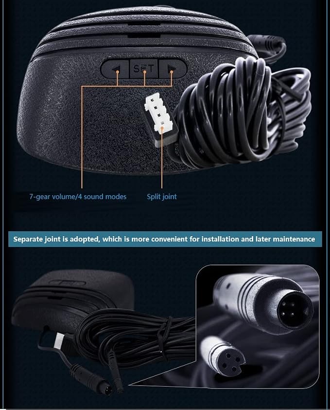 Dual Core Parking 6 Sensors Rear Front View LCD Display Reverse Backup Radar New Adjustment Car LCD Dual-Display Dual-Core 6 Probe Reversing Backup Radar Dual Core Parking