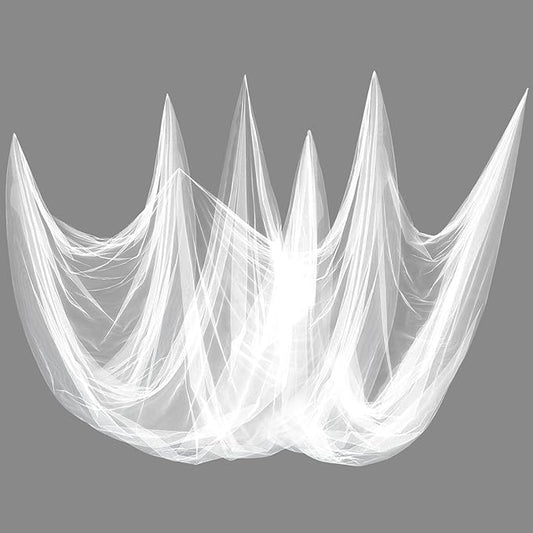 40x10ft Large Mosquito Net - Mesh Netting for Garden Skin and Plants Protection, Patio Bird Bug Screen, White