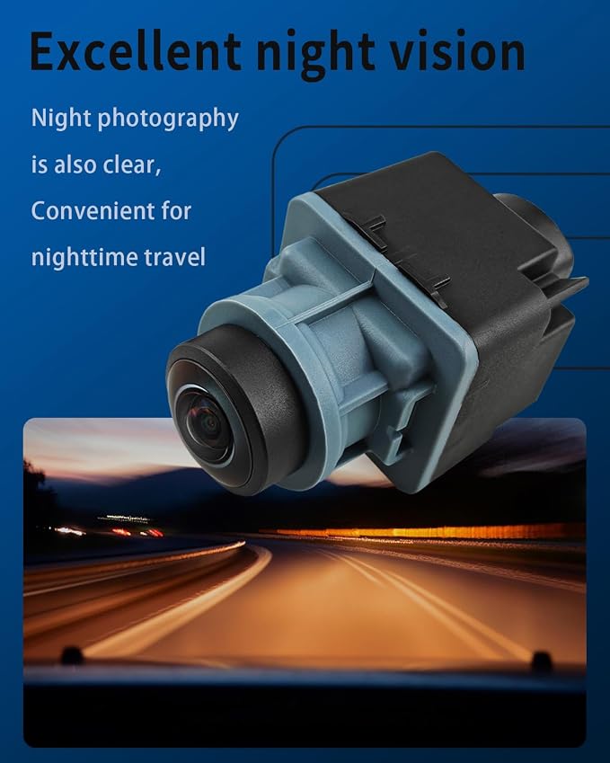 FANLIDE 360 Degree Surround View Camera, Park Assist Camera Compatible with Mercedes-Benz E Class GLE GLS GL M S Class, Front View Camera Replaces A0009053902 A1668200397