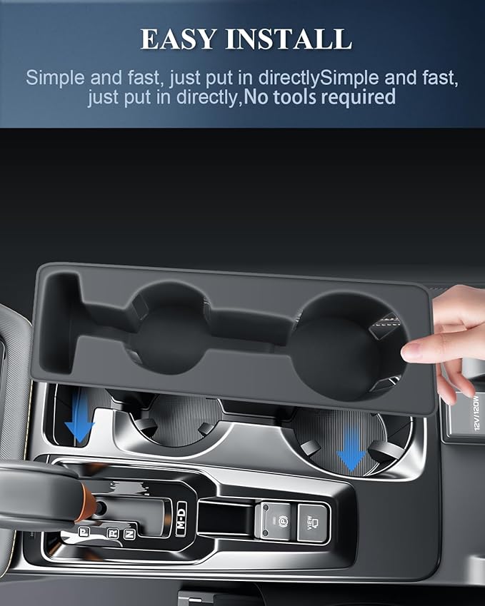 BIBIBO 3Pcs for New 2026 Subaru Forester Center Console Organizer 2026 Subaru Forester Console Armrest Tray+Cup Holder +Wireless Charging Mat Forester Insert Organizer (Not for 2025 Forester)
