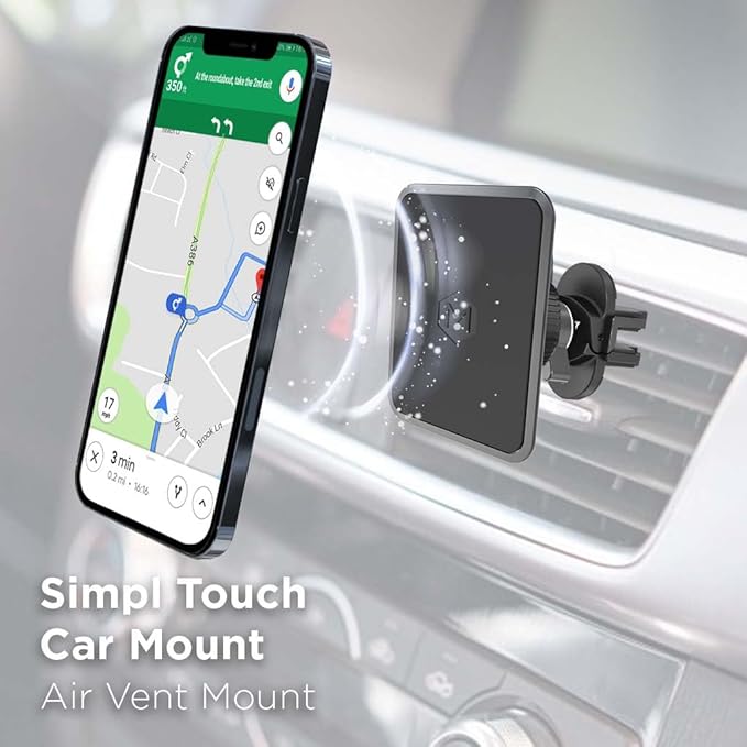 Magnetic Phone Holder for Car - Magnetic Air Vent Phone Mount, 360 Adjustable Hands-Free Car Phone Holder Ultra Strong Magnets, Compatible with iPhone 14/15/16/17, Iphone Air & Smartphone