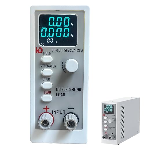 Programmable DC Electronic Load 120W, 0~150V, 0~20A, 0.1~999.9 ohm,Support CC(Constant Current), CV(Constant Voltage), CR (Constant Resistance), CP(Constant Power) Mode