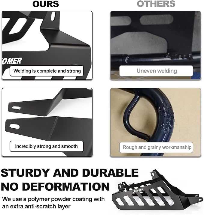 Xitomer Pannier Racks Compatible with NT 1100 2022 2023 2024 NT1100 Crash Bars Saddlebag Support Racks Motorcycle Side Luggage Rack Side Carrier