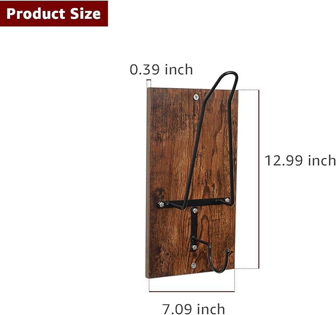 Motorcycle Helmet Holder Wall Mount, Helmet Hanger, Helmet Rack with Hook for Football Helmet, Bicycle Helmet, Hat, Cap, Sportswear and Motorcycle Accessories