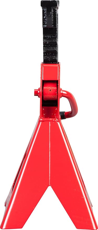 BIG RED T46202 Torin Steel Jack Stands: 6 Ton (12,000 lb) Capacity, Red, 1 Pair