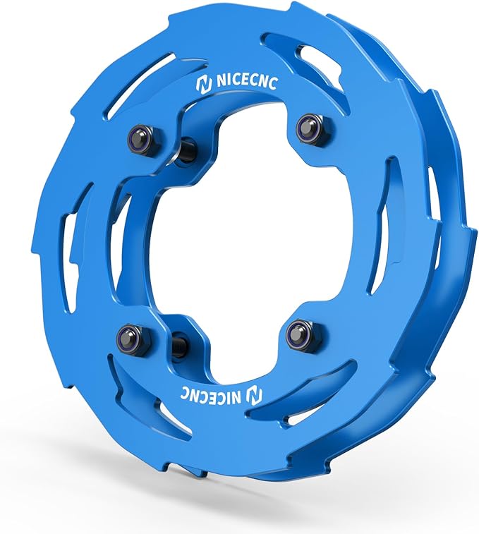 NICECNC Sprocket Guard Chain Cover Protector Compatible with Yamaha YFZ450R 2009 2010 2011 2012 2013-2023, YFZ450R SE 2009-2019 2020 2021 2022 2023, See Fitments Blue