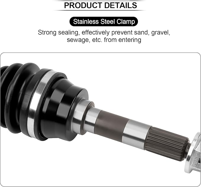 Front Left Right CV Axles set For 1998 1999 2000 2001 2002 For Kawasaki Mule 2510,2001-2008 For Kawasaki Mule 3010,2009-2019 For Kawasaki Mule 4010,2015 2016 2017 2018 For Kawasaki Mule 4010 Trans