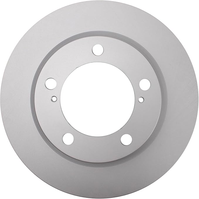 TRQ Front Brake Rotor Set G Coated Vented Compatible with 2008-2015 Lexus LX570 2008-2015 Toyota Land Cruiser