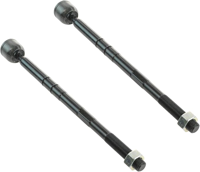 TRQ Front Inner Tie Rod Set 2 Piece Compatible with 1995-2000 Ford Contour 95-02 Mercury Mystique 99-02 Cougar