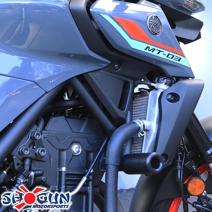 Shogun USA Made Yam MT-03 MT 03 MT03 2016 2017 2018 2019 2020 2021 2022 2023 2024 2025 2026 NO CUT Complete Kit Includes Bar Ends Swing Arm Spools and Frame Sliders Black - 755-6149