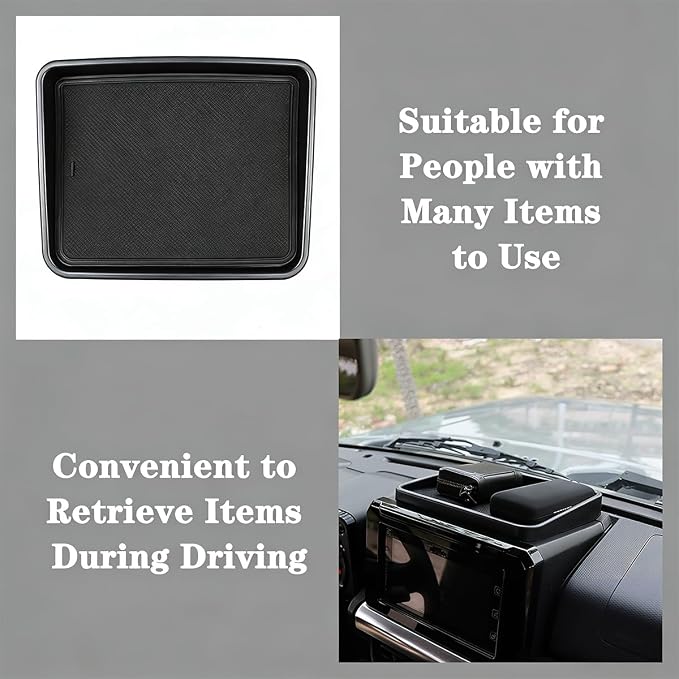 Car Interior Center Console Gear Shift Storage Tray Organizer for Suzuki Jimny 2019 2020 2021 2022 2023 2024 2025 4WD for Automatic Transmission