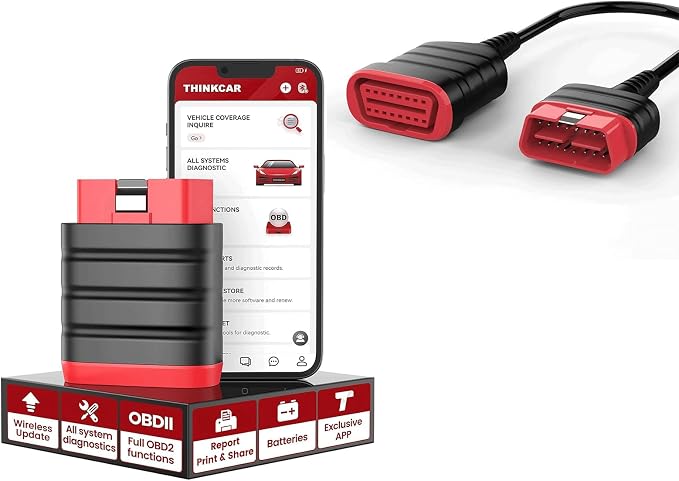 Thinkdiag Mini + OBD2 Extension Cable