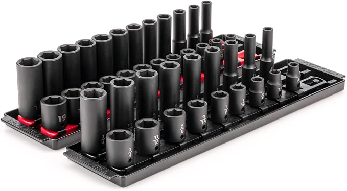 TEKTON 3/8 Inch Impact Socket Set, 42-Piece | SID91216