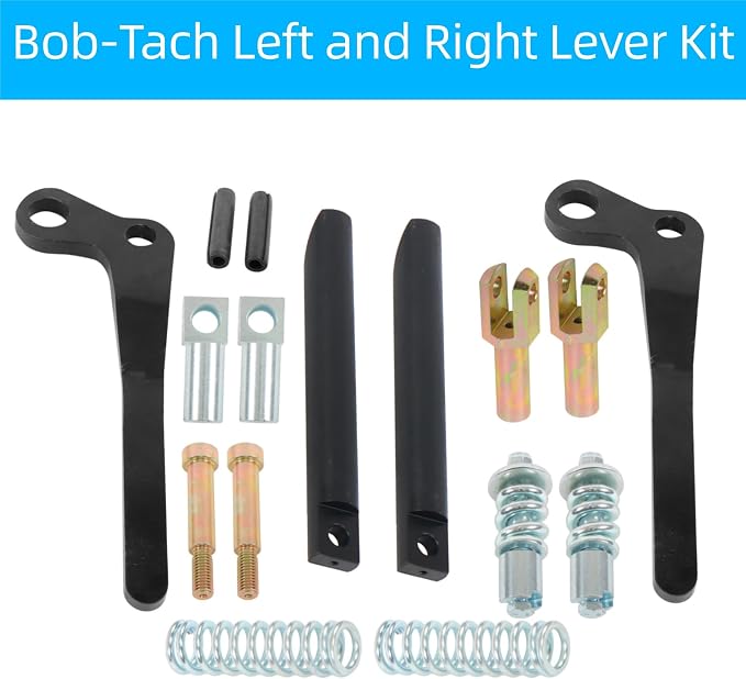 WFLNHB Bob-Tach Left and Right Lever Kit Replacement for Bobcat 751 753 | Replacement for 763 773 7753 863 873 S130 S220 S250 S300 A220 A300 S100 S130 S150 S160 T110 630 631 632 641, 6724775 6724776