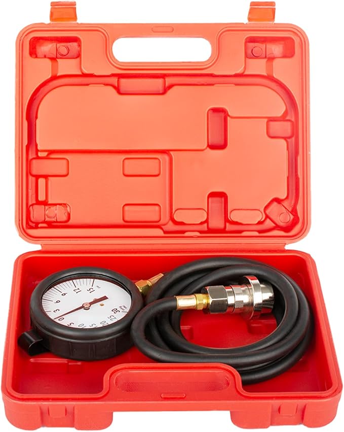 TU-32-6 Fuel Pressure Tester Kit, Fuel Pressure Tester Compatible with GM 6.6L Duramax Diesel Fuel Engines, Fuel Pressure Test Kit.