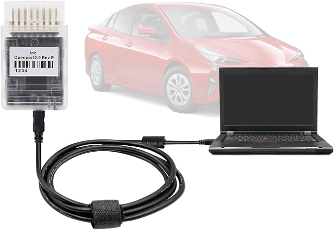AMHTDOL K-CAN OBD2 Diagnostic Scanner Cable,Compatible with Jaguar for Land Rover for Toyota for Mitsubishi for Subaru,Professional Vehicle OBD Code Reader Car Diagnostic Tool