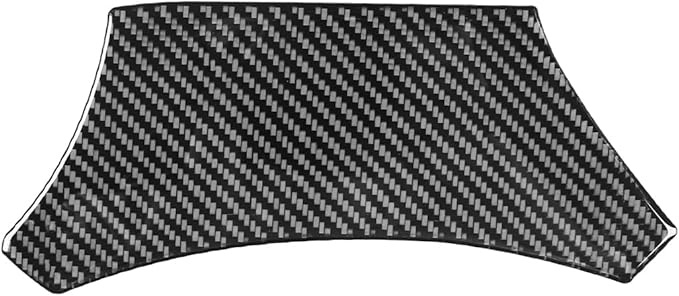Unifizz Real Carbon Fiber Steering Wheel Base Trim Cover for Corvette C7 2014-2019, Retractable Upper Base Cover Trim, Sporty Interior Enhancement