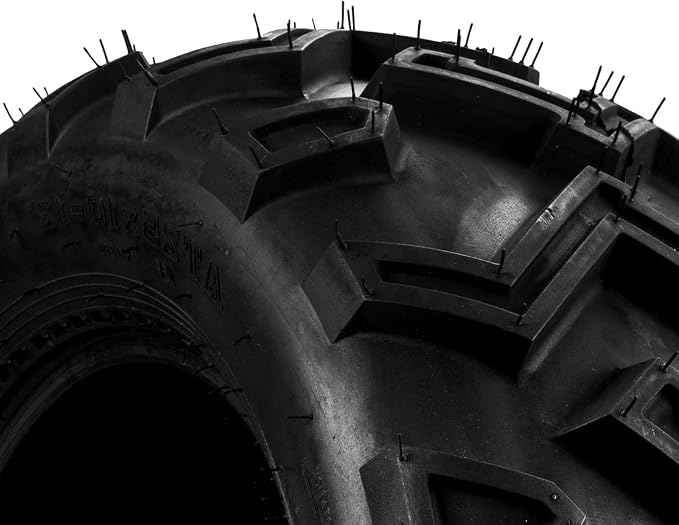 25x10-12 ATV Tires, 25x10-12 All Terrain Tires 6 PR, for Mud, Sand, and Off-Road Trails, 2 Pack Tubeless, Z-130