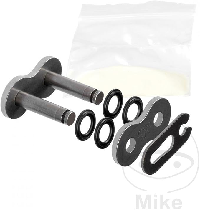 JT Chain JTC530X1RSL (530 Series) Black Steel X-Ring Clip Type Connecting Link (Pack of 2)
