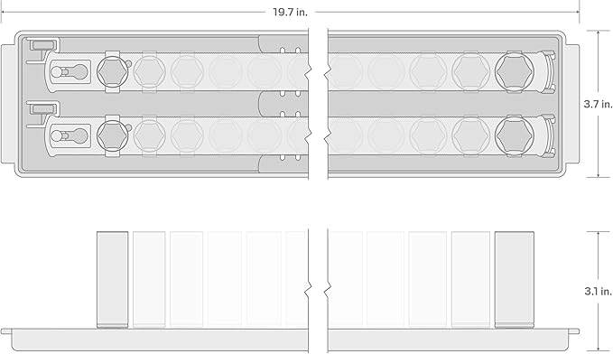 TEKTON 3/8 Inch Drive 6-Point Socket Set, 30-Piece | SHD91209