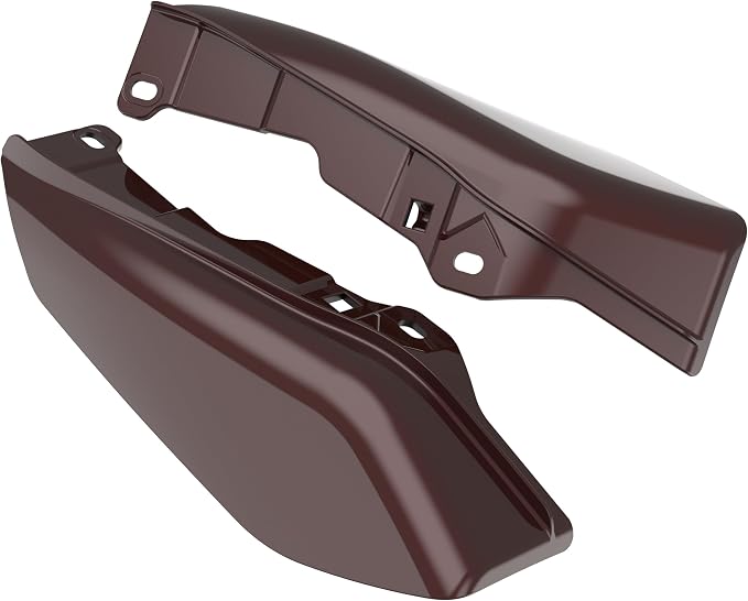 Color - Matched Mid Frame Air Deflectors Heat Shield, Perfectly Fit for Harley Touring Models 2009-2026 Twisted Cherry