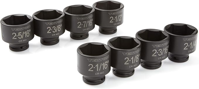 TEKTON 3/4 Inch Drive Impact Socket Set, 8-Piece | 4893