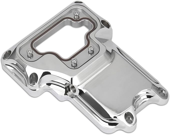 Clarity Twin cam Engine top Transmission Covers for Harley Softail Breakout Fat Boy Dyna Fatboy Street bob Wide Glide Touring st Road King Glide CNC Aluminum (Chromed)