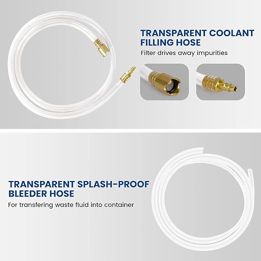 28PC Radiator Coolant Pressure Tester Kit, Cooling System Pressure Leak Tester, Coolant Vacuum Refill Tool