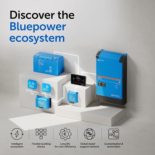 Victron Energy SmartShunt IP65 Battery Monitor (Bluetooth)- Victron Smart Shunt - 6.5V-70V, 1000 amp